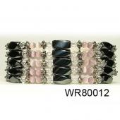 36inch Rose Quartz Cat's Eye High Power Magnetic Wrap Bracelet Necklace All in One Set